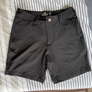 Men's black shorts by Hollister, size 28. In like new condition.